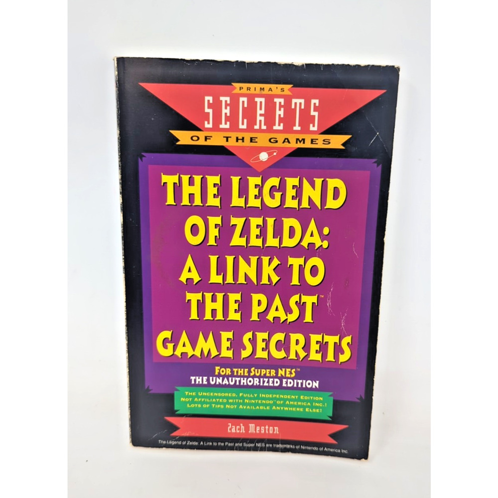 The Legend of Zelda A Link to the Past Game Secrets Prima's Strategy Guide SNES